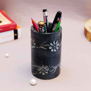 Marble Pen Holder <b>Cheap</b> Price Office Desk Accessory Pen/Pencil Holder Marble Desktop Pen Holder Business <b>Gift</b> <b>Set</b> - Product Image 1