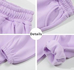 Conjunto Deportivo de Invierno para Niños, Sudadera con Capucha y Pantalones Jogger, Ropa Deportiva Unisex para Niños Pequeños, Forro Polar Cálido, Pana 100% Algodón, Personalizado - Product Image 5