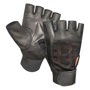 Gants de musculation de qualité supérieure, couleur noire, fonction antidérapante, design personnalisé, gants de sport en cuir pour la musculation - Product Image 6