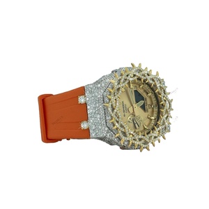 Reloj de Lujo con Diamantes Incrustados, Correa de Goma, Esfera Analógica de 20mm, para Toda Ocasión - Product Image 2