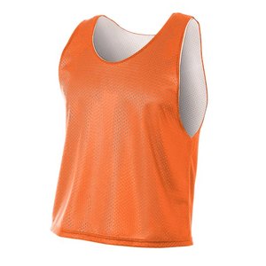 Chaleco Deportivo Lcrosse Naranja de Malla sin Mangas, Transpirable, Unisex para Adultos - Product Image 1