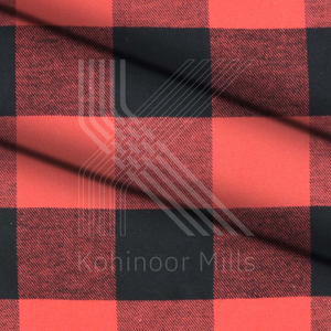 Tissus de chemise en flanelle à carreaux 100% coton, super doux, de haute qualité, à motifs écossais, teints en fil, pour hommes et femmes - Product Image 3