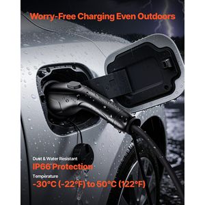 40 ft J1772 EV cavo di prolunga per caricabatterie 32Amp SAE J1772 veicolo elettrico livello 1/2 IP66 pesante cavo di ricarica per auto che trasporta - Product Image 6