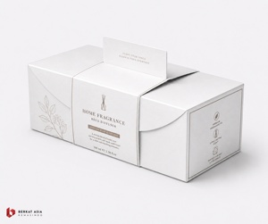Embossed Eco-Friendly Rigid <b>Boxes</b> with Magnetic Closure and Handle Custom Logo Printing & Embossing - Product Image 3