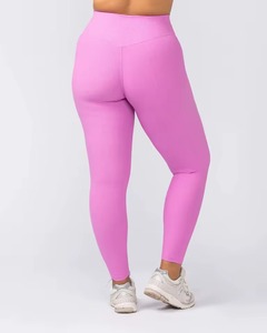 Leggings de Yoga Personalizados al por Mayor para Mujer, Cintura Alta, Transpirables, de Spandex/Poliéster, Sin Costuras, para Entrenamiento - Product Image 4