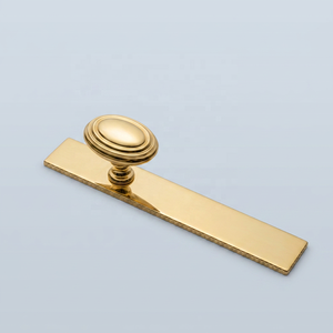 Modern Brass <b>Chrome</b> Oval Cabinet Knob Furniture <b>Handle</b> Durable Design Nickel Polished Hardware Minimalist Eco-Friendly Home - Product Image 2