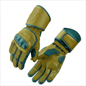 Motorcycle Gloves <b>Half</b> Finger Retro Summer Breathable Motorbike Gloves Fingerless Women Anti <b>slip</b> Gloves Gear - Product Image 5