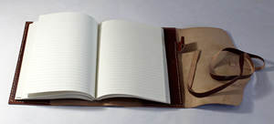 Diario de escritura personalizado, cuaderno color cereza, cuaderno forrado en cuero, cuaderno de tapa dura, planificador para uso diario - Product Image 5