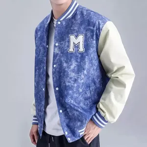 Chaqueta Varsity de Primavera Personalizada al por Mayor para Hombre, Estilo Formal con Patrón de Camuflaje, Transpirable, Ecológica e Impermeable - Product Image 5