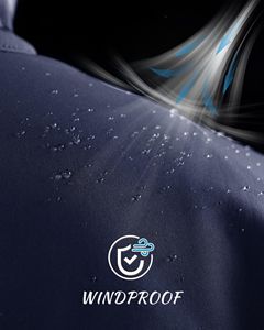 Chaquetas de Senderismo Impermeables con Capucha y Cierre, Cuello Alto, Teñidas, para Otoño, Unisex, Tallas Grandes, con Logotipo Personalizado - Product Image 5