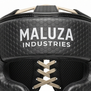 Casque de boxe de luxe respirant avec fermeture auto-agrippante, en cuir, pour sparring, protection intégrale du visage, casque de combat MMA - Product Image 4