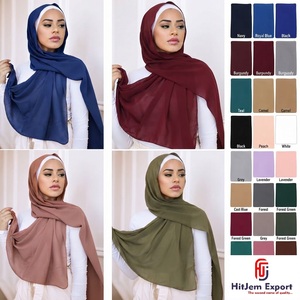 Breathable Lightweight <b>Scarf</b> Textile Mill Cotton Viscose Polyester Blend Custom Color Bulk B2B Manufacturing - Product Image 6
