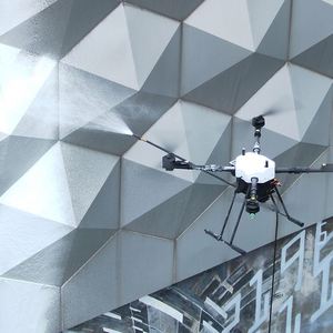 โดรนทำความสะอาดอัตโนมัติคุณภาพสูงพร้อมหัวฉีดสำหรับการล้างหลังคาอาคาร-D15R Jiusi - Product Image 1