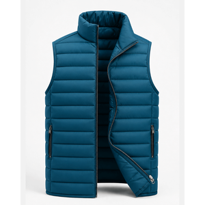 <b>Men's</b> Outdoor Puffer Vest Water Resistant Insulated Quilted Sleeveless <b>Jacket</b> for Cold Weather - Product Image 3