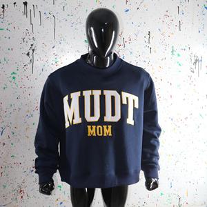 Sweat-shirts MUDT MOM à col montant, 450 GSM, broderie personnalisée avec nom, coupe ample et carrée, 100% coton molletonné French Terry - Product Image 3