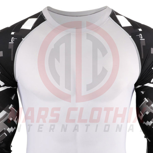 Full Sleeve High Quality Spandex Polyester MMA Rash Guard <b>for</b> <b>Men</b> Custom Printed Bjj Fashion <b>Men</b> Rash Guard - Product Image 5