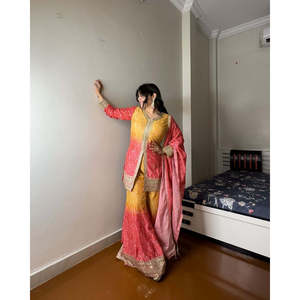 Women's Beautiful <b>Top</b>-Bottom and Dupatta Set with Stunning Digital Print - Product Image 1