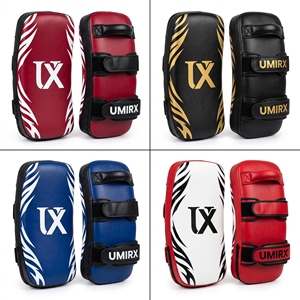 แผ่นรองต่อยมวยไทยแบบโค้งพร้อมโลโก้สั่งทำ หนัง PU สำหรับคิกบ็อกซิ่ง MMA ฝึกซ้อมศิลปะการต่อสู้ - Product Image 5