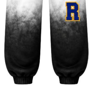 กางเกงขายาวผู้หญิงลายมัดย้อม Sigma Gamma Rho สีน้ำเงินขาว กางเกงวอร์มพิมพ์ลายตัวอักษรกรีกแบบกำหนดเอง กางเกงจ็อกเกอร์ลำลองสไตล์สตรีท - Product Image 5