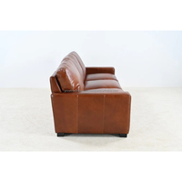 Sofá de cuero de nuevo diseño Chesterfield de 3 plazas marrón claro de calidad superior para uso en comedor y sala de estar sofá superior 2025 sofá