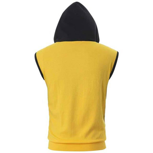 Relaxed Fit <b>Sleeveless</b> <b>Hoodie</b> Premium Fleece Material Modern Streetwear Collection OEM ODM Supplier <b>Sleeveless</b> <b>Hoodie</b> - Product Image 3