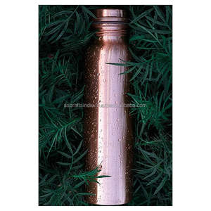 Imágenes clásicas hechas a mano imprimen botella de agua multiusos de gran capacidad cobre puro con arte Meena con tapa - Product Image 4