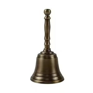 Campana de Recepción con Manija Metálica, Campana de Mano para Llamar a Invitados, Campana de Servicio para Hoteles y Restaurantes - Product Image 2