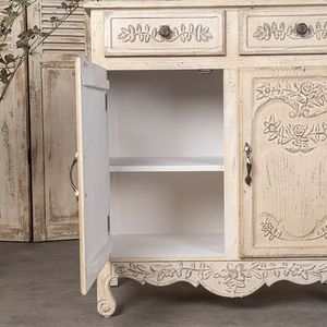 Armadi Vintage in legno intagliato ingresso e soggiorno mobili decorazioni intagliate per matrimoni e casa fatti a mano regali di nozze - Product Image 6