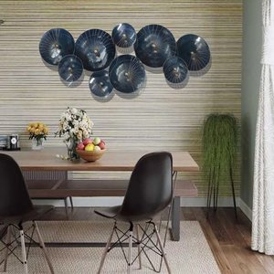Diseño redondo de círculos pequeños y grandes para decoración del hogar, arte de pared para sala de estar, dormitorio y pasillo - Product Image 2