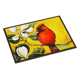Nouveau paillasson cardinal ocre antidérapant lavable poils bas 18H X 27W tapis de porte intérieure et extérieure pour entrée - Product Image 1