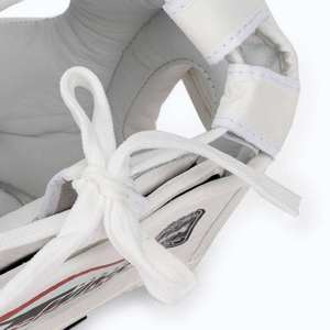 Protector de Cabeza Doble para Muay Thai y Boxeo, Hecho a Medida, Color Blanco, Cierre de Hebilla Ajustable, Barra Protectora de Mejillas Transpirable - Product Image 5