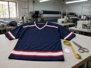 Camisetas de Hockey sobre Hielo Personalizadas para Jóvenes, para Ligas y Clubes, Camisetas Sublimadas para Entrenamiento y Juego con Nombres y Números - Product Image 1