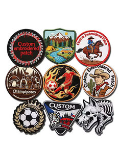 Écussons brodés avec logo, écussons brodés personnalisés, écussons à thermocoller ou à coudre, écussons avec design de logo - Product Image 5