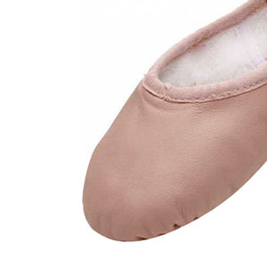 Zapatos de entrenamiento de gimnasia suaves de cuero para adultos, zapatos planos de ballet para niñas, zapatos planos transpirables de cuero de alta calidad - Product Image 5