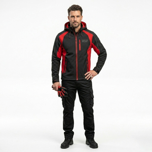 Veste à capuche souple respirante de course moto haut de gamme % polyester imperméable coupe-vent vêtements de sport tactiques d'extérieur - Product Image 4