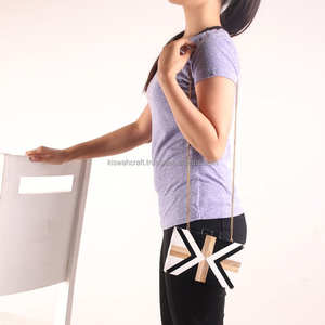 Sac à main en résine marbrée agate embelli de style bohème pour femmes, dernier cadeau de mariage pour femmes - Product Image 3