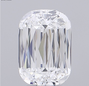 Gema Sintética (Cultivada en Laboratorio) con Certificado IGI, 3.80 CT, Color E, Claridad VVS1, Corte Cojín, ROYAL GEMS, Certificado para Joyería 738525182 - Product Image 4