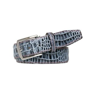 Cinturón de Cuero con Estampado de Cocodrilo de Alta Calidad para Venta al Por Mayor de Divine International - Product Image 3