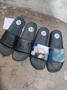 PVC Home Anti-Slip Breathable Lightweight Slip-on Slides Slippers All Seasons Fashion - Product Image 2