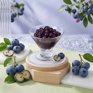 Perles de boba éclatantes aux myrtilles de Taïwan, billes de jus fruitées éclatantes, garniture 3,4 kg pour les fournitures des salons de thé et des bubble tea - Product Image 2