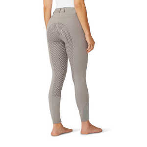 Leggings de equitación de algodón y silicona transpirables de alta calidad con cierre de gancho y barra, de talle alto para competición ecuestre - Product Image 6
