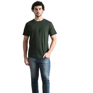 Vente en gros de t-shirt à manches courtes pour hommes t-shirt en coton décontracté simple OEM ODM fourniture d'usine t-shirt avec logo personnalisé idéal pour une utilisation en extérieur - Product Image 1