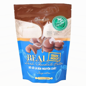 Wholesale Massive Pure <b>Chocolate</b> Bakery Ingredients Confectionery HALAL OEM/ODM Real Dark <b>Chocolate</b> 75% Cocoa Button Hot Price - Product Image 1
