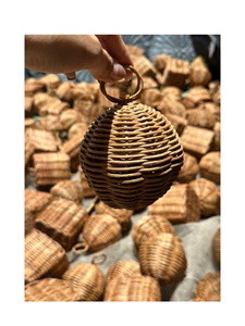 99 Gold Data Handmade Rattan Christmas Wreath Natural <b>Wicker</b> Eco Friendly Winter Home Party <b>Wall</b> Door Hanging Decoration Vietnam - Product Image 1