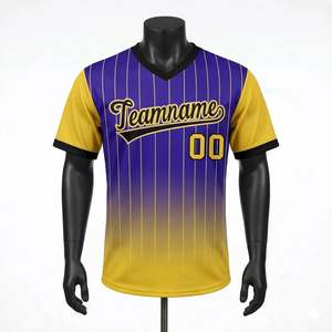 Baseball Jersey Custom Design Wholesale Supplier Training Baseball Jersey Lightweight <b>Athletic</b> Wear OEM Service - Product Image 1