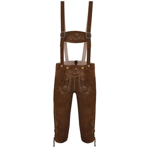 Ensemble de costume traditionnel bavarois pour homme, Lederhosen, tenue d'Oktoberfest, authentique bavarois - Product Image 3