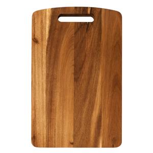 Planche à découper en bois élégante, épaisse, durable, compatible avec les couteaux, finition lisse, avec poignée intégrée, idéale pour couper et servir - Product Image 1