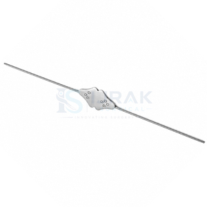 Sonde lacrymale Bowman en acier inoxydable, 6 pouces, instrument chirurgical manuel ORL, sonde réutilisable pour procédure ophtalmique - Product Image 4