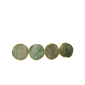 Posavasos de Aventurina Verde de Alta Calidad en Oferta, Posavasos Redondos de Piedra de Cristal para Bebidas, con Soporte para Café, para el Hogar - Product Image 2