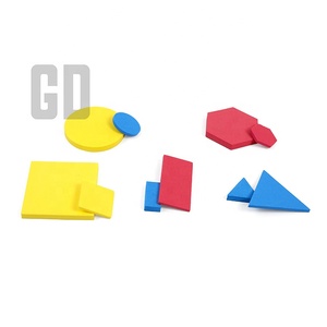 EVA — ensemble de blocs à assembler, disponible dans trois couleurs, 5 grandes formes/5 petites formes, tige jouet - Product Image 3